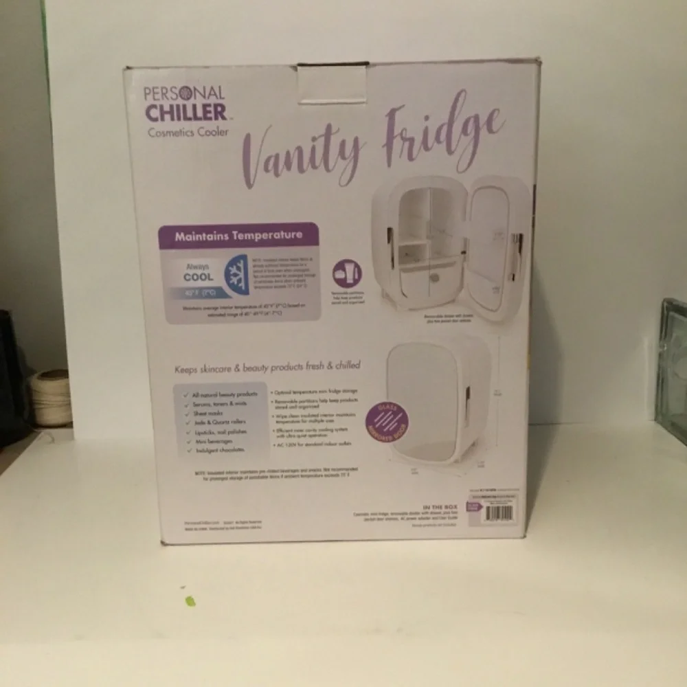 PERSONAL VANITY FRIDGE CHILLER COSMETIC COOLER